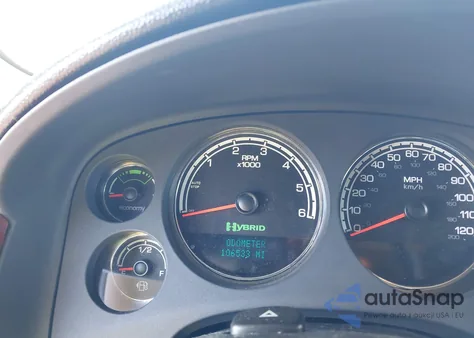 2008 Chevrolet Tahoe Hybrid из США, поврежденный, VIN 1GNFC13598R175490